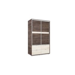 Cézár tolóajtós gardrób 120 cm