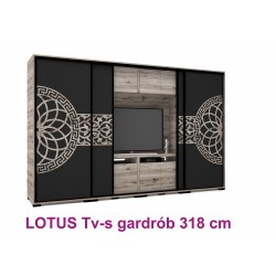 Lotus TV-s gardrób 318 cm