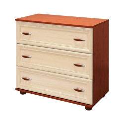 Betétes 3 fiókos komód