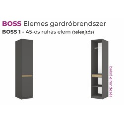 Boss elemes gardróbrendszer BOSS1