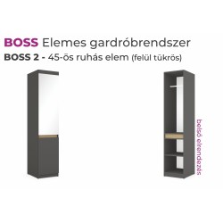 Boss elemes gardróbrendszer BOSS2