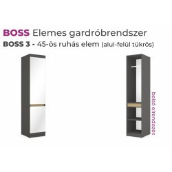 Boss elemes gardróbrendszer BOSS3
