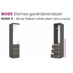 Boss elemes gardróbrendszer BOSS5