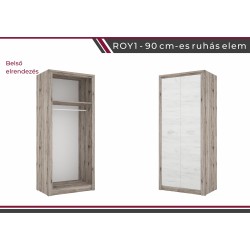 Royal 1- 90 cm-es ruháselem